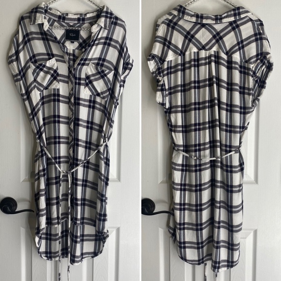 Rails Brooke Plaid Mini Shirt Dress - Picture 2 of 4